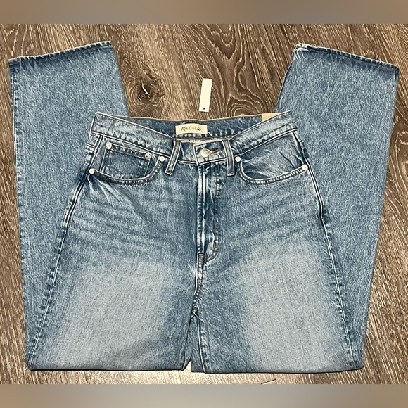 Host pick 🎉 NWT Madewell Size 27 Perfect Vintage Straight Jean in Seyland Wash - Picture 3 of 6